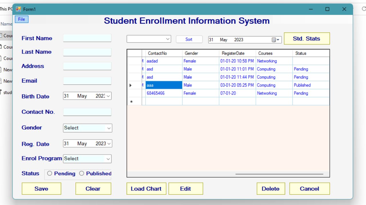 Download C Student Management System Project Source Code